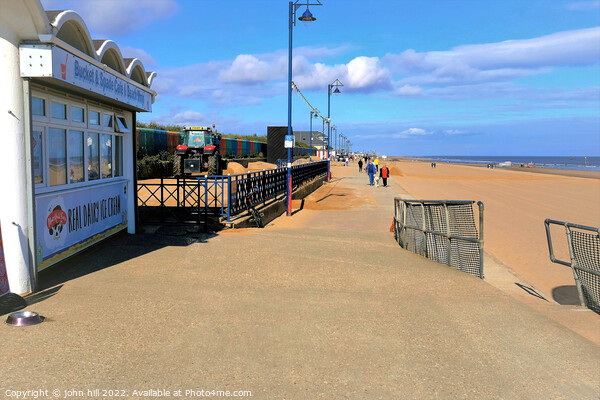 Mablethorpe Promenade in October. Picture Board by john hill