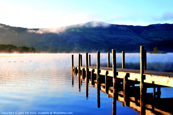 Derwent water, Lake district, Cumbria, UK. Picture Board by john hill