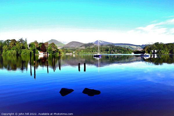 Natures beauty at Derwent water, Keswick, Cumbria. Picture Board by john hill