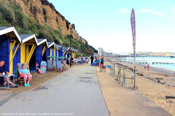Life is a beach hut, Sandown, Isle of Wight, UK. Picture Board by john hill