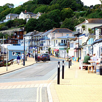 Buy canvas prints of Ventnor seafront promenade, Isle of Wight, UK. by john hill