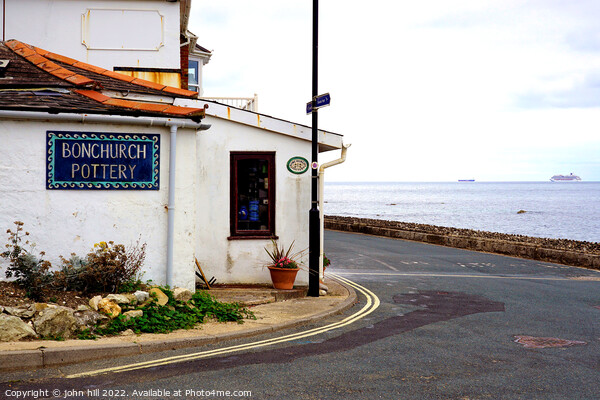Bonchurch shore road, Isle of Wight, UK. Picture Board by john hill
