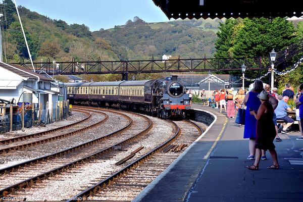 Dartmouth steam railway, Kingswear, Devon, UK. Picture Board by john hill