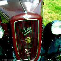 Buy canvas prints of 1930's Austin Seven Ruby front. by john hill