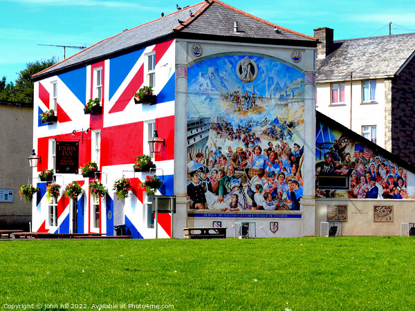 The Union Inn, Riverside, Saltash, Cornwall. Picture Board by john hill