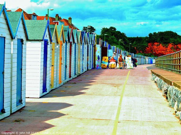 Beach huts, Preston beach, Paignton. Picture Board by john hill