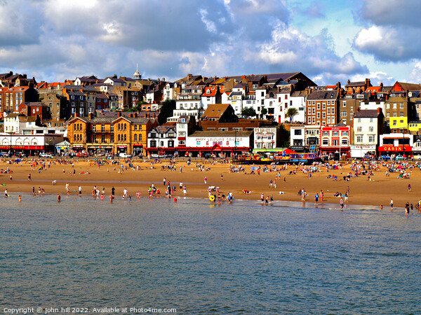 Seafront at Scarborough, Yorkshire Picture Board by john hill