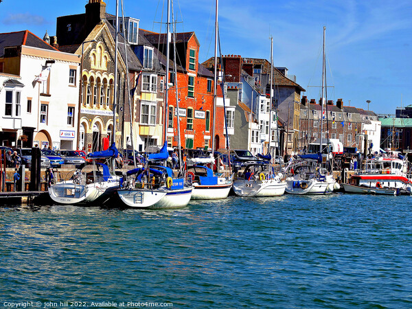 Weymouth quay, Dorset. Picture Board by john hill