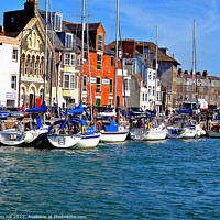Buy canvas prints of Weymouth quay, Dorset. by john hill