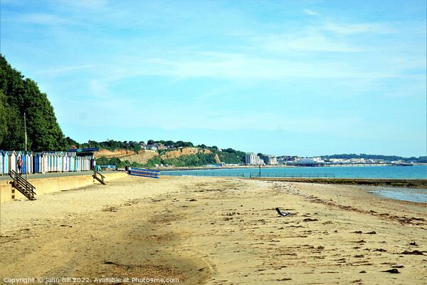 Hope beach towards Sandown, Isle of Wight. Picture Board by john hill