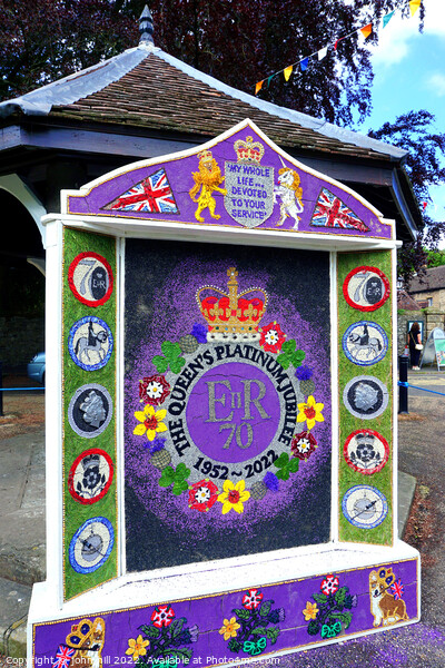 Well Dressing at Ashford in the water, Derbyshire. Picture Board by john hill