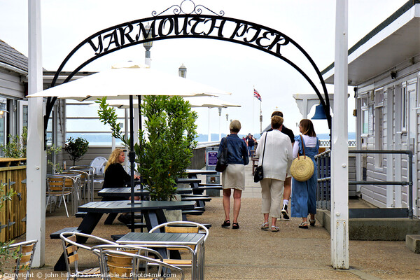 Yarmouth Pier, Isle of Wight. Picture Board by john hill