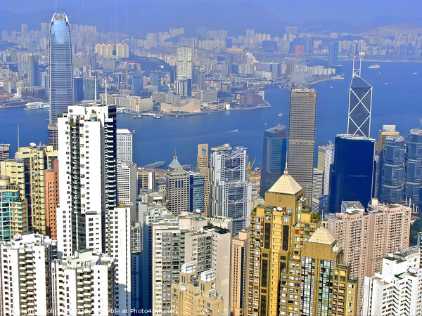 Hong Kong. Picture Board by john hill