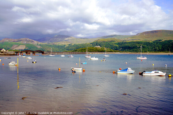 Storm approaching Barmouth Harbour, Wales. Picture Board by john hill