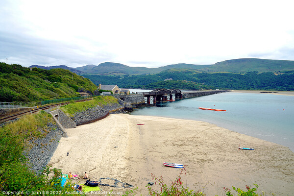 Barmouth railway bridge, Wales. Picture Board by john hill