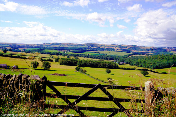 Derbyshire countryside. Picture Board by john hill