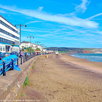 Buy canvas prints of Sandown seafront in October, Isle of Wight. by john hill