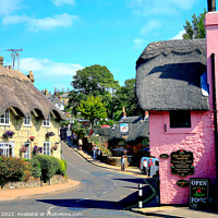 Buy canvas prints of Old Shanklin on the Isle of Wight by john hill