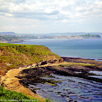 Buy canvas prints of North Yorkshire coastline. by john hill
