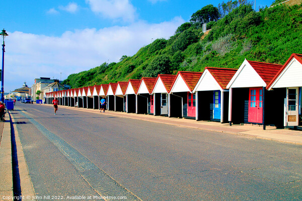 Bournmouth beach huts. Picture Board by john hill