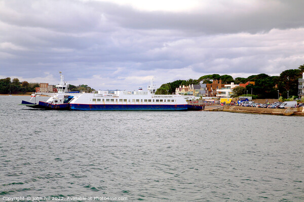 Poole harbour Chain Ferry. Picture Board by john hill