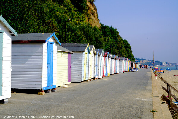 Promenade at Small Hope beach Shanklin, Isle of wight Picture Board by john hill
