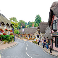 Buy canvas prints of Old town Shanklin Isle of Wight by john hill