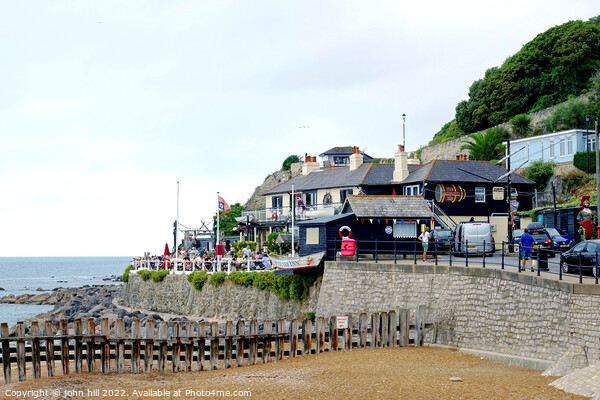 Spyglass Inn at Ventnor on the Isle of Wight Picture Board by john hill