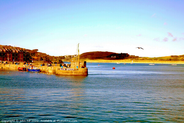 River Camel at Padstow Cornwall. Picture Board by john hill