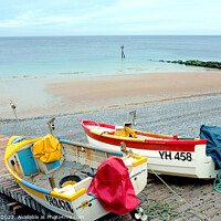 Buy canvas prints of Ready to launch at Sheringham Norfolk by john hill