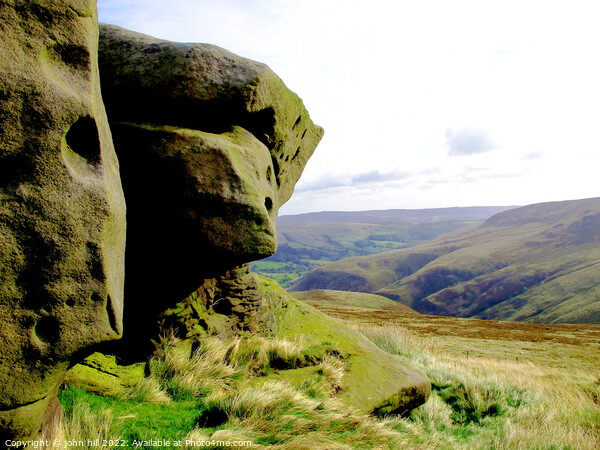 Kinder scout Derbyshire. Picture Board by john hill