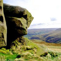 Buy canvas prints of Kinder scout Derbyshire. by john hill