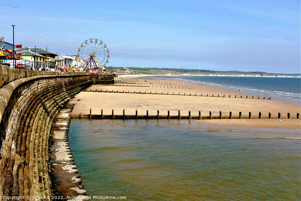 North beach and Bay, Bridlington, Yorkshire, UK. Picture Board by john hill