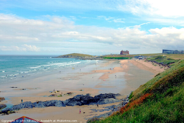 Fistral beach, Newquay, Cornwall. Picture Board by john hill