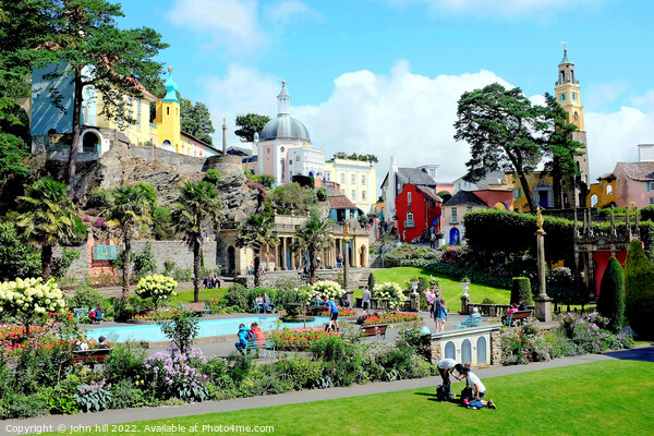 Portmeirion, Wales. Picture Board by john hill