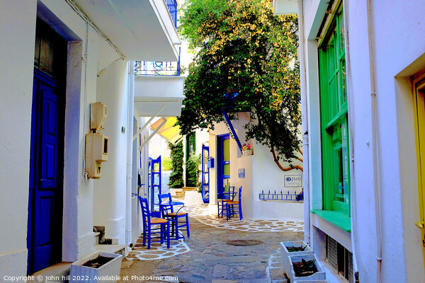 Skaithos, Greece. Picture Board by john hill