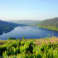 Buy canvas prints of Ladybower Reservoir Derbyshire by john hill