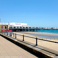 Buy canvas prints of Sandown Pier, Sandown, Isle of Wight, UK. by john hill