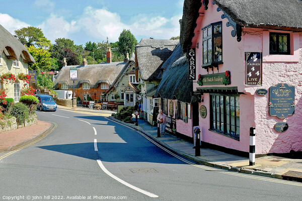 Beautiful old village, Shanklin, Isle of Wight, UK. Picture Board by john hill