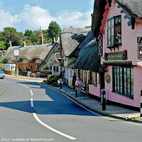 Buy canvas prints of Beautiful old village, Shanklin, Isle of Wight, UK. by john hill