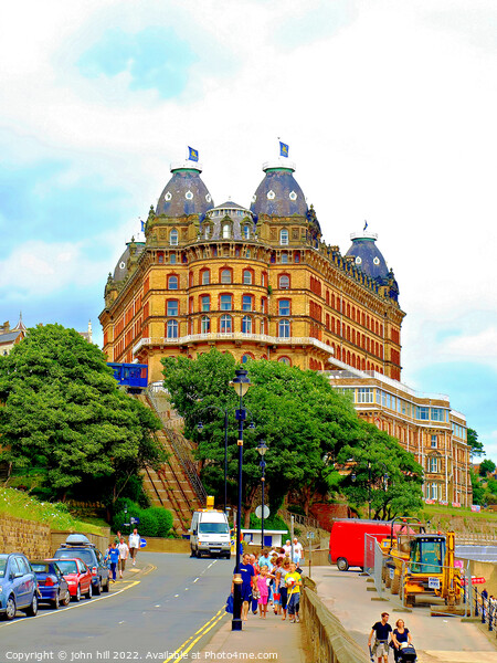 Grand Hotel Scarborough Yorkshire (portrait) Picture Board by john hill
