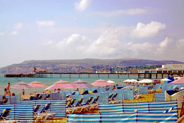 Sandown Summer on the Isle of Wight. Picture Board by john hill