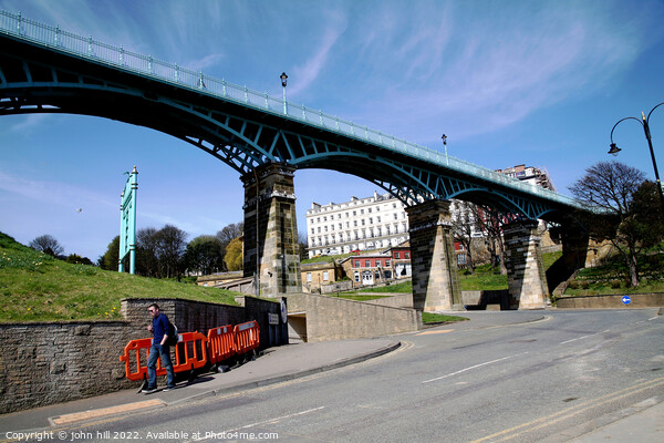 The Spa footbridge at Scarborough. Picture Board by john hill