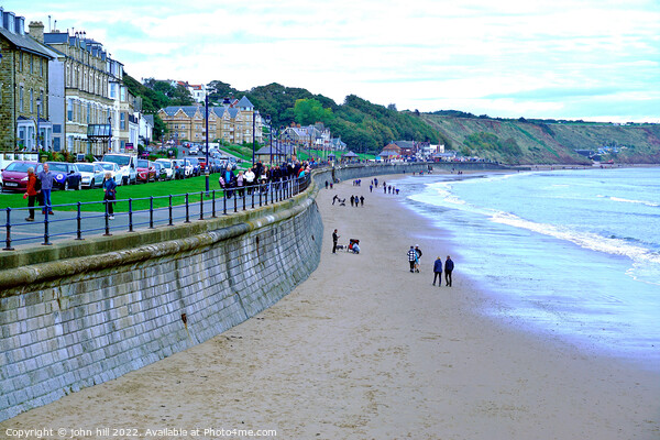 Filey seafront in Setember Picture Board by john hill