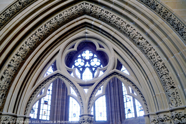 Cathedral architecture Southwell Nottinghamshire Picture Board by john hill