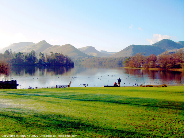Glorious Derwentwater Cumbria. Picture Board by john hill