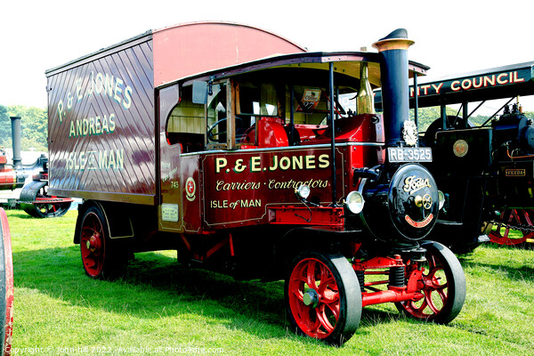 1931 Foden steam wagon. Picture Board by john hill