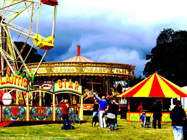 Country show funfair, Nottinghamshire, UK. Picture Board by john hill