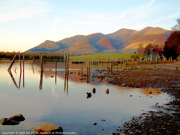 Skiddaw mountains, Keswick, Cumbria. Picture Board by john hill