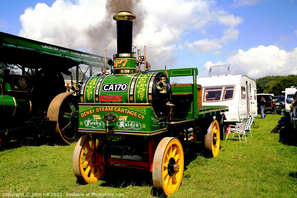 1905 Denby Maiden 2ton steam wagon. Picture Board by john hill